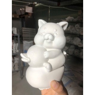 [Tặng dây 6 màu khi mua 2 tượng] Tượng thạch cao tô màu cho bé thoả sức sáng tạo