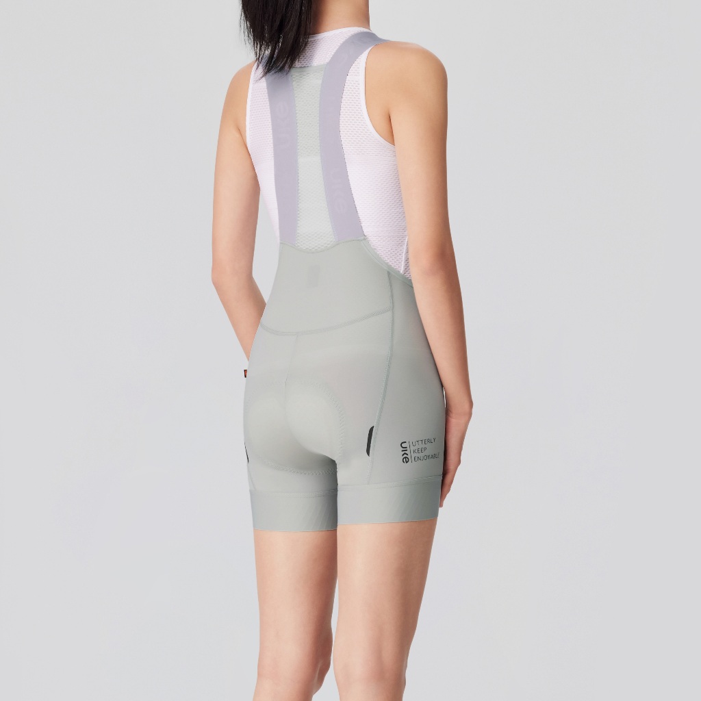 FBS024B - Quần Đạp Xe UKE Nữ Bib Shorts Haze Ash
