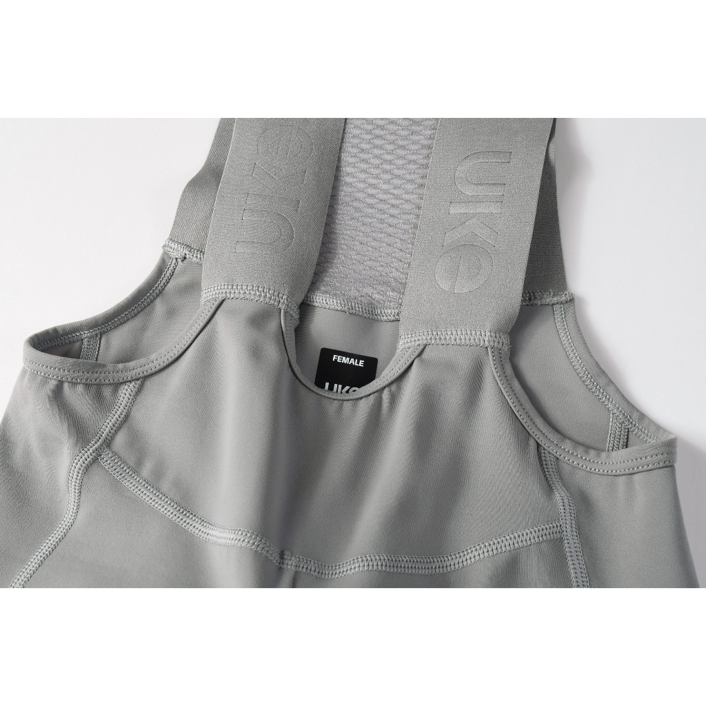 FBS024B - Quần Đạp Xe UKE Nữ Bib Shorts Haze Ash