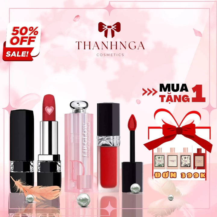 Son 999 Matte Lipstick đỏ tươi, Son chính hãng full box, Son lì bền màu