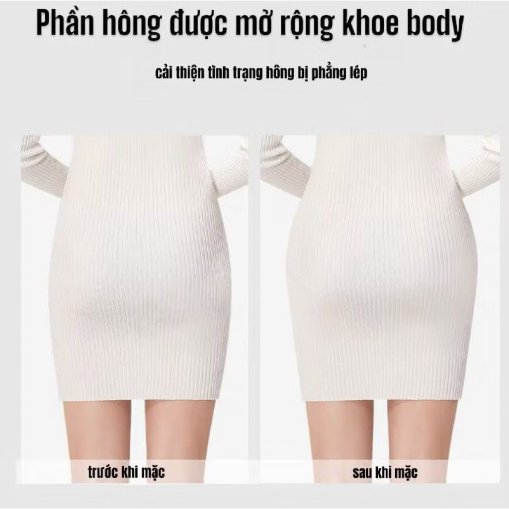 LYN WEAR | Quần Độn Hông Mông Không Lộ Viền – Mặc Đầm Body Nâng Dáng, Co Giãn 4 Chiều