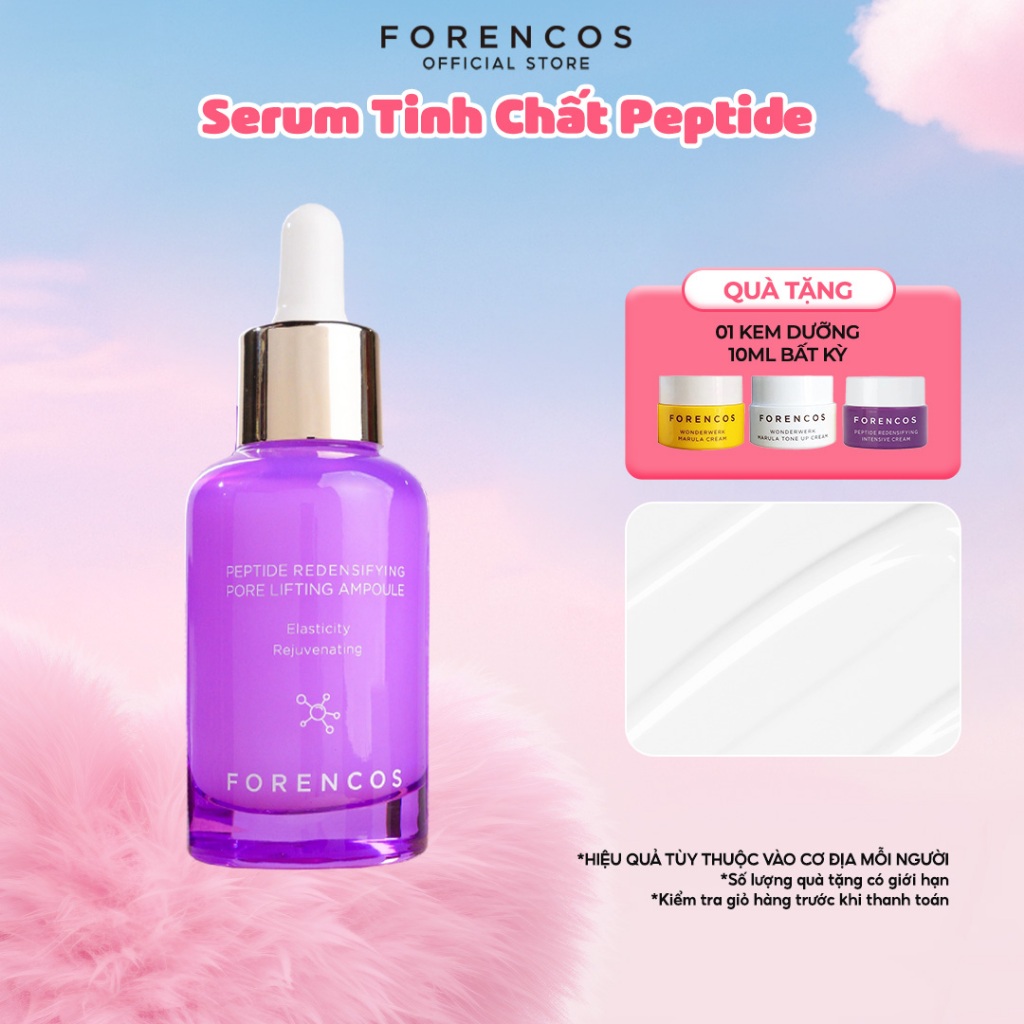Serum tinh chất Peptide làm săn chắc làn da FORENCOS Peptide Redensifying Pore Lifting Ampoule 50ml