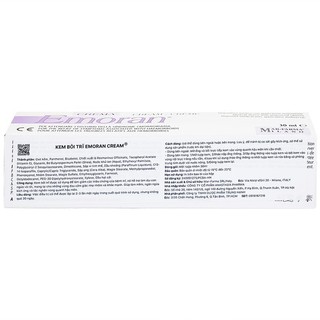 Kem Emoran Mar-Farma làm giảm các triệu chứng của bệnh trĩ, hỗ trợ làm dịu cơn ngứa và rát (30ml)