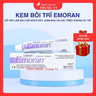 Kem Emoran Mar-Farma làm giảm các triệu chứng của bệnh trĩ, hỗ trợ làm dịu cơn ngứa và rát (30ml)