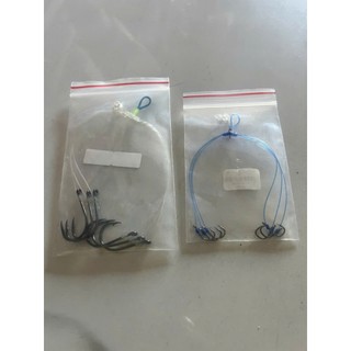 10 Chùm nho câu cá 6 lưỡi đầy đủ Size câu sông, bè, hồ dịch vụ...