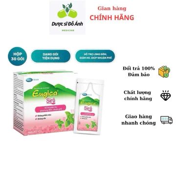 Siro Ho Thảo Dược Eugica Hỗ Trợ Giảm Ho, Long Đờm, Nhuận Phế (hộp 30 gói)