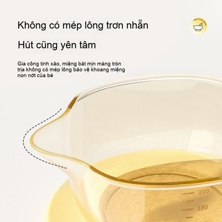 Youkebei Bát Ăn Dặm Cho Bé Bát Ăn Dặm Có Vòi Cho Bé Thiết kế trơn tru Chống Trượt, Không BPA, ,An Toàn Cho Bé 0-6M+