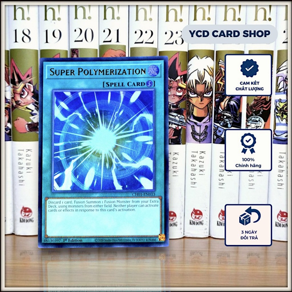 [YCDcardgame] Thẻ bài yugioh chính hãng Super Polymerization - Ultra ...