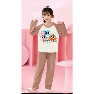🌸 BỘ ĐỒ BÉ GÁI DÀI TAY – HÌNH CỰC ĐÁNG YÊU 🐱💕 DS292