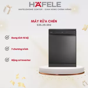 Máy rửa bát Hafele HDW-F601G 535.29.592 độc lập - Vận Hành Êm Ái, Nhiều Chương Trình Rửa