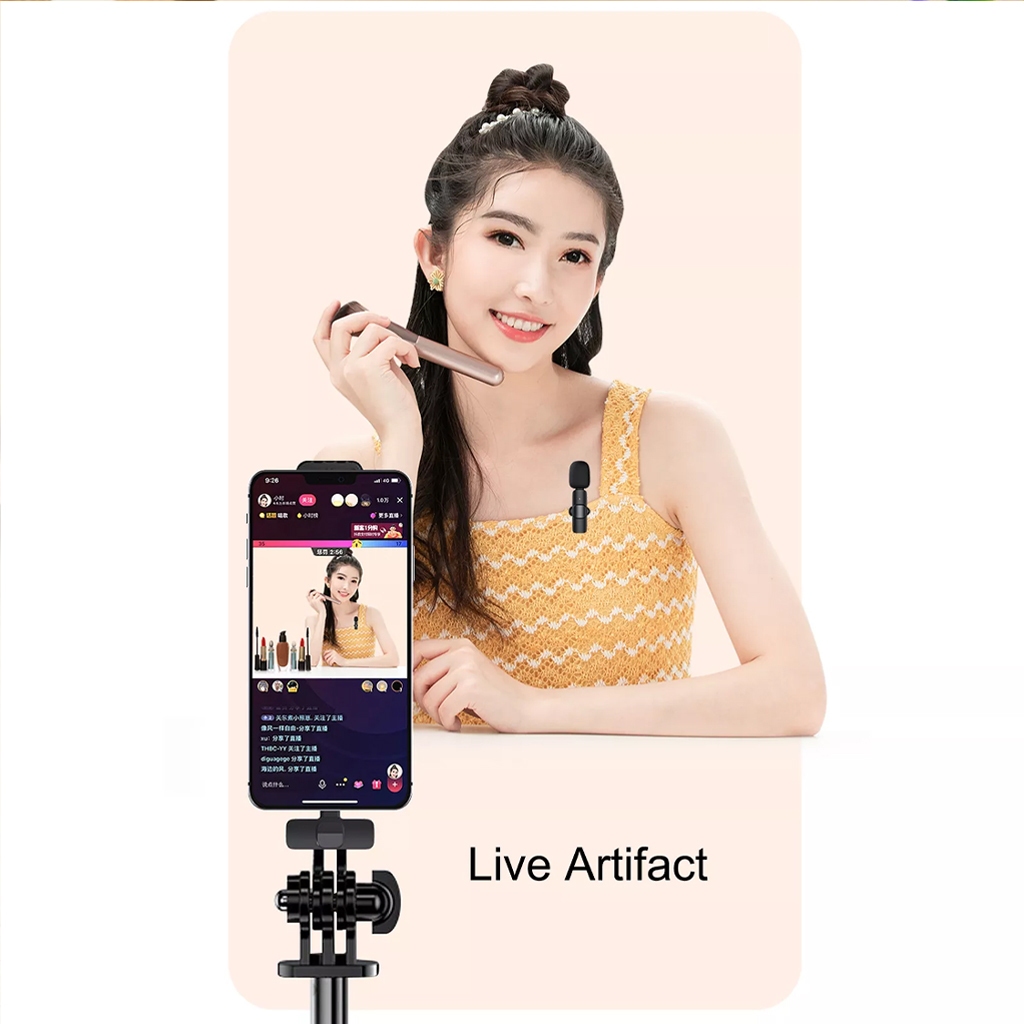Micro thu âm cài áo không dây M20, lọc tiếng ồn, thu âm, livestream, quay video cho điện thoại - ảnh 6