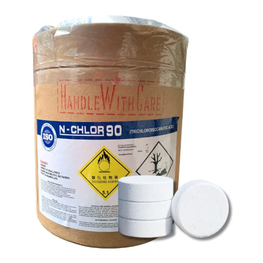 (Thùng 25KG) Clo TCCA Viên Nén 200G Khử Trùng Nước Hồ Bơi, Nước Thải - Thùng 25kg