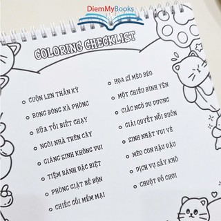 Sách tô màu Đảo Mèo Sách Tô Màu Cho Người yêu Mèo. Dành Cho Mọi Lứa Tuổi-Tô Màu Sáng Tạo Thư Giãn