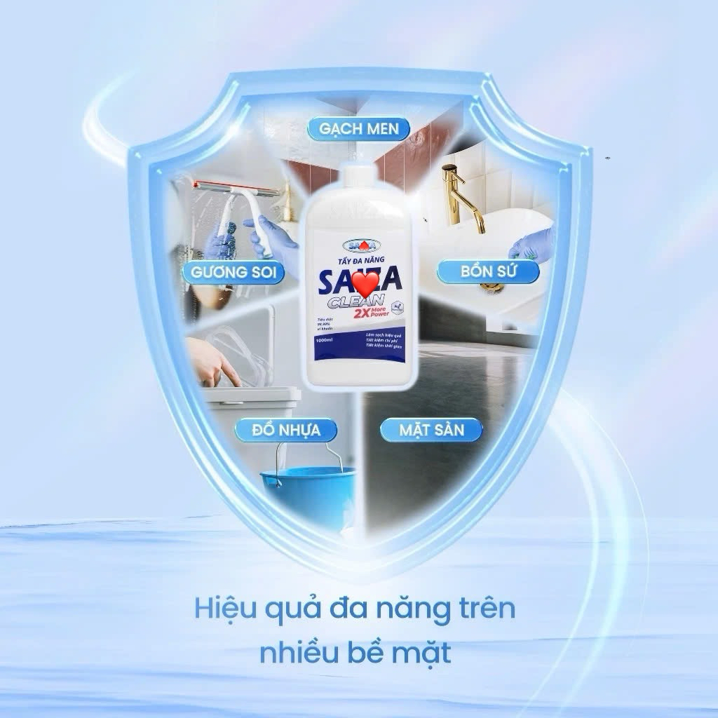 Tẩy đa năng saiza dung dịch nước  sai.za Tẩy rửa Làm Sạch Bề Mặt Sàn nhà Nhà Tắm xoong nồi máy hút mùi