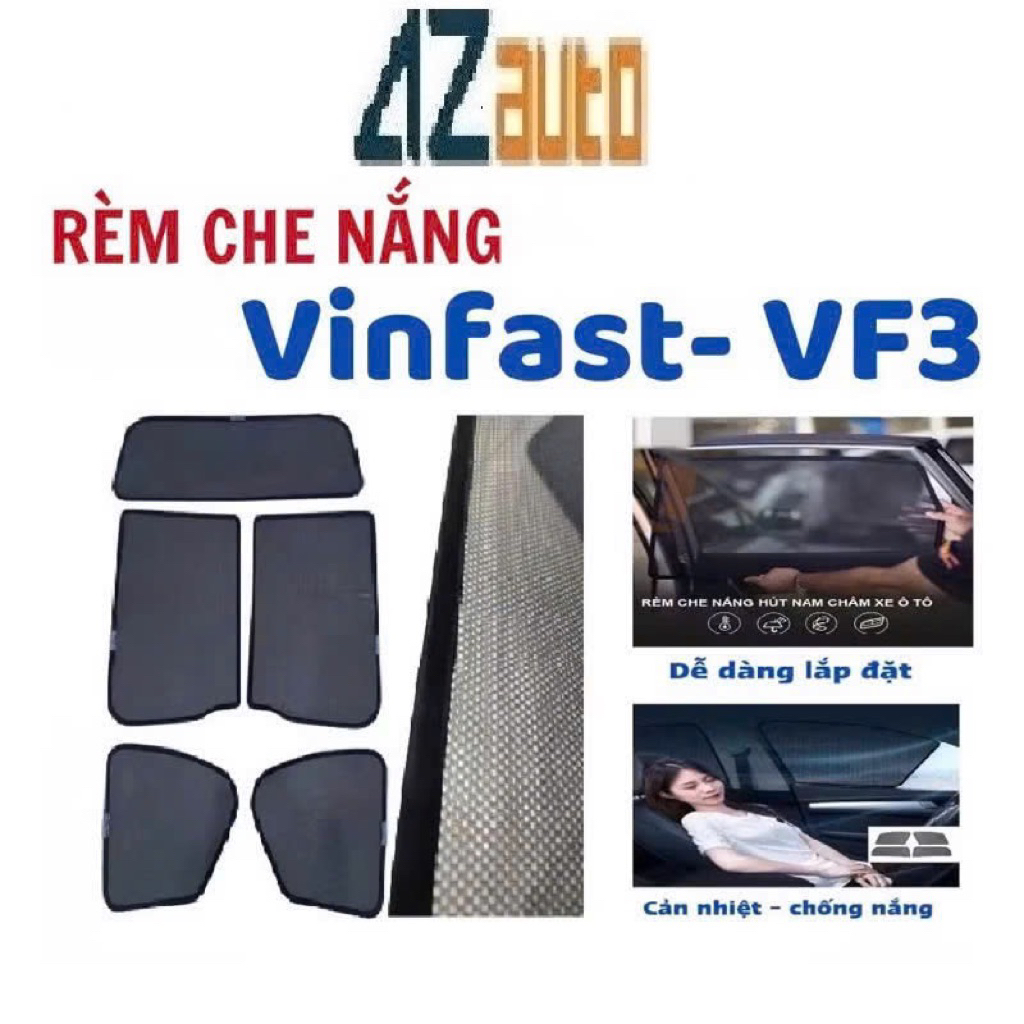 Rèm che nắng xe Vinfast VF3 loại 05 tấm