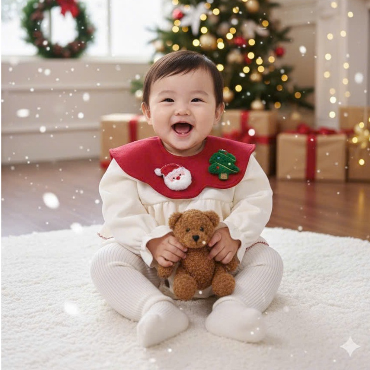 Set Bodysuit TẾT 2026 Bé Gái Liena's Closet Chất Nỉ 2 Da Cao Cấp Ấm Áp Thiết Kế Mới Mẻ Hiện Đại Phù Hợp Cho Bé Yêu