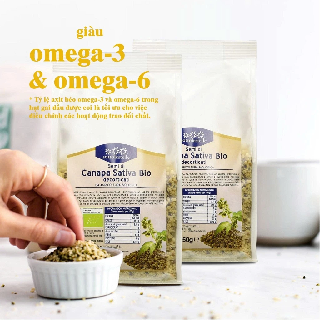 Hạt gai dầu hữu cơ