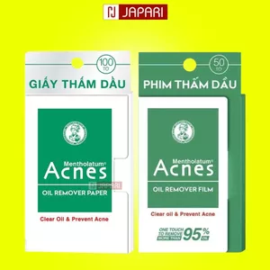 Phim Thấm Dầu Acnes, Giấy Thấm Dầu Ngừa Mụn Cho Da Dầu Da Nhạy Cảm CHÍNH HÃN-Chăm Sóc Da Sau Trang Điểm JAPARI