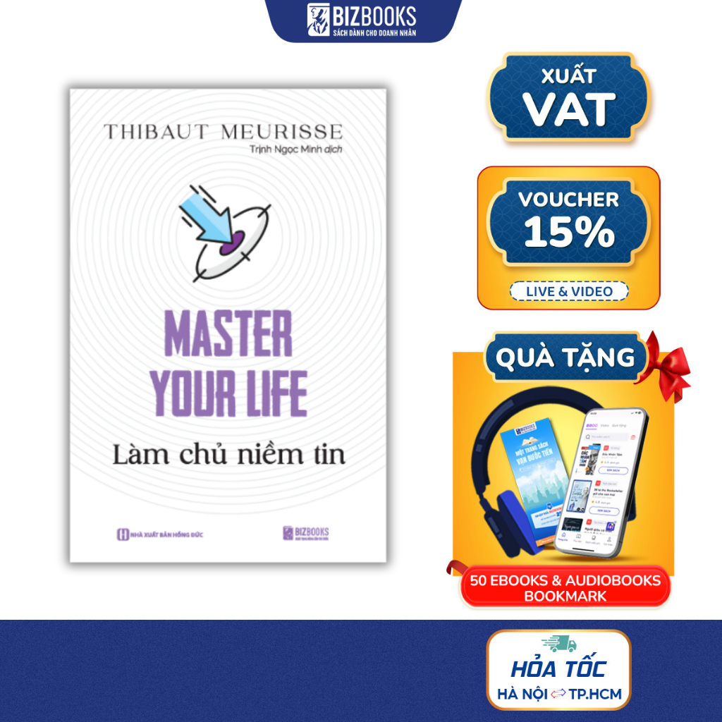 Sách Bizbooks - Master your life - Làm chủ niềm tin
