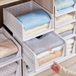 ZiinLife Kệ Nhựa Ngăn Kéo Đựng Đồ Đa Năng - Phân Chia Tủ Quần Áo, Thiết Kế Gấp Gọn & Xếp Chồng Thông Minh