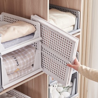 ZiinLife Kệ Nhựa Ngăn Kéo Đựng Đồ Đa Năng - Phân Chia Tủ Quần Áo, Thiết Kế Gấp Gọn & Xếp Chồng Thông Minh
