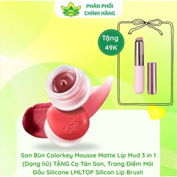 Son Bùn Dạng Hủ Colorkey Đa Năng Mịn Mượt, Rực Rỡ Mọi Góc Nhìn 4.5g