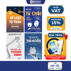 Bộ Sách Kỹ Năng Toàn Diện - 4 Kỹ Năng Thiết Yếu Để Thành Công - Muốn Cứng Và Có Chỗ Đứng Thì Phải Có Kỹ Năng Mềm Bizbook