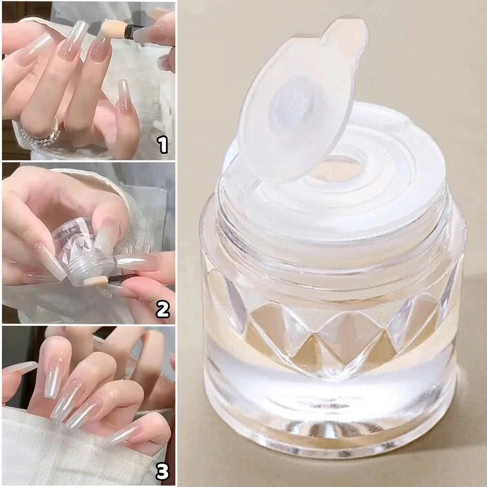 Bột Tráng Gương Trong Suốt Không Màu Siêu Sáng | Bột Nail Clear Mirror Powder Hiệu Ứng Gương Thủy Tinh Cao Cấp
