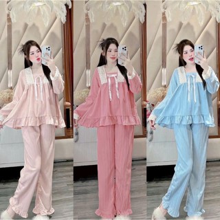 Bộ tiểu thư phối ren mẫu mới - MS A04