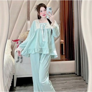 Bộ tiểu thư phối ren mẫu mới - MS A04