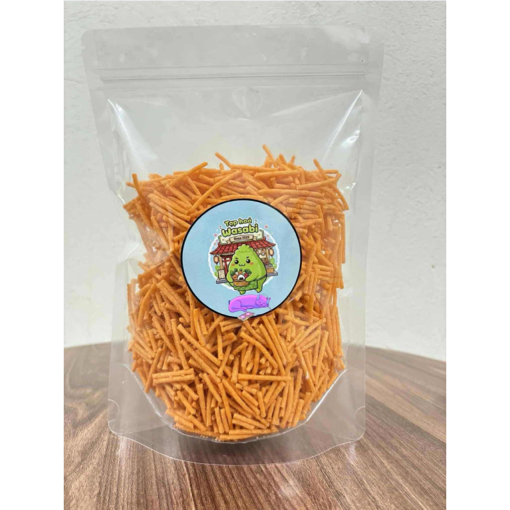 1kg,500g Que Snack Tăm Giòn Cay, Giòn Tan, Tê Lưỡi
