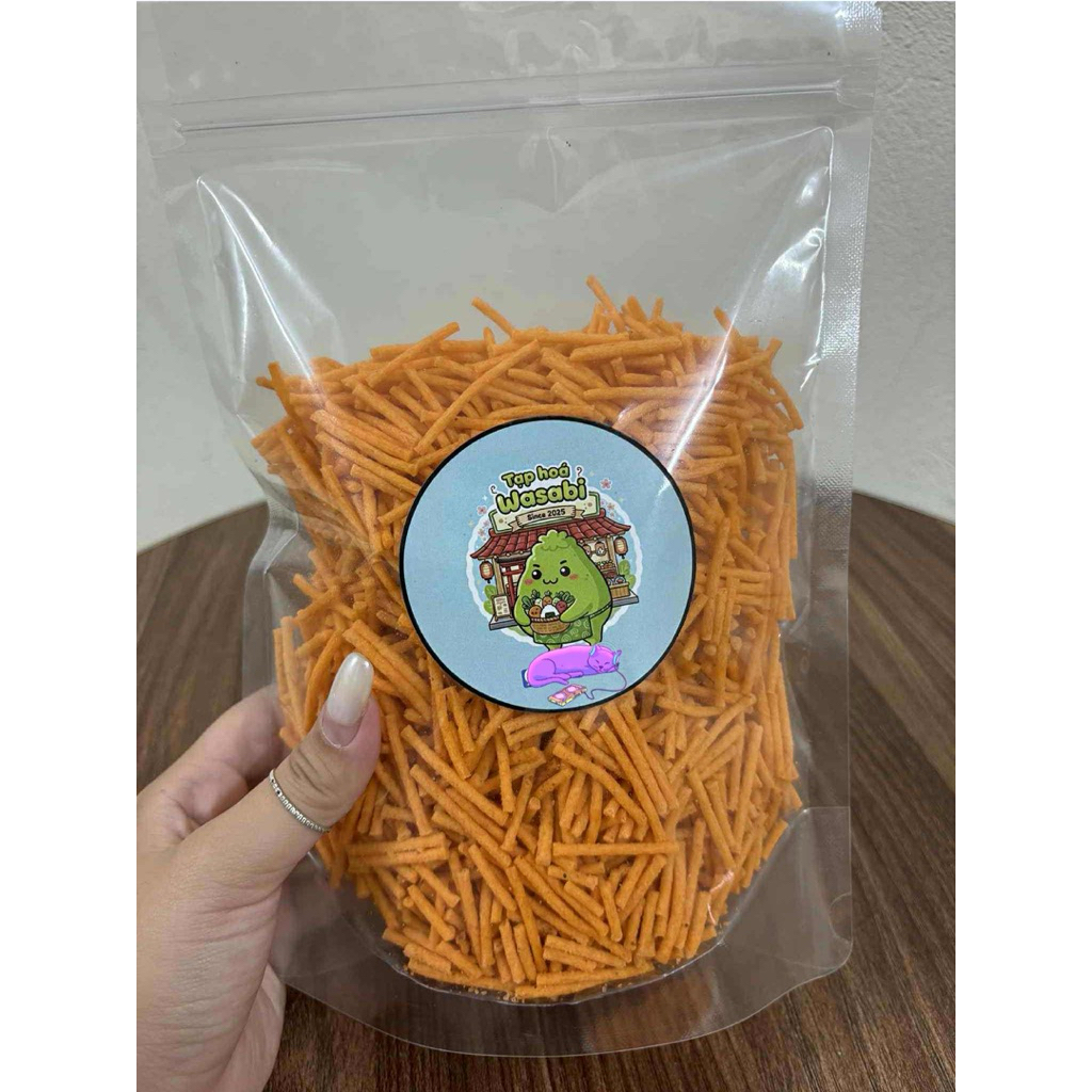 1kg,500g Que Snack Tăm Giòn Cay, Giòn Tan, Tê Lưỡi