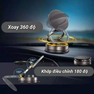 Homee.cok Giá Đỡ Điện Thoại Ô Tô Gấp Gọn, Xoay 360° Linh Hoạt Gập 180° Hít Nam Châm Siêu Chắc Chắn