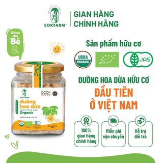 Đường hoa dừa organic Sokfarm cho bé