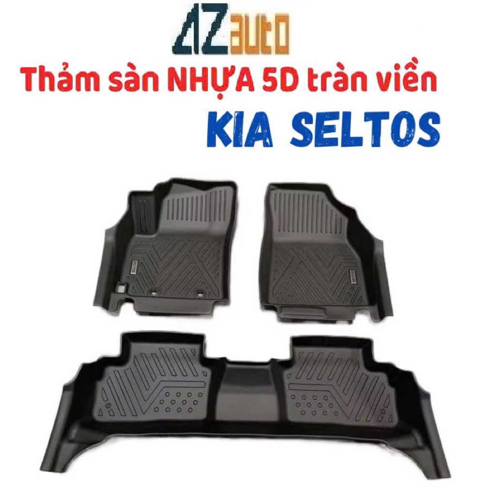 Thảm lót sàn nhựa TPE xe KIA Seltos 2020-2025 tràn viền hàng cao cấp