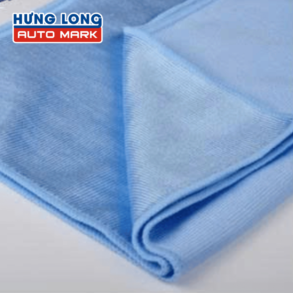 Khăn Lau Kính Ô tô Hưng Long 40x40Cm Vải Không Xù Lông Thấm Hút Mạnh Làm Sạch Nhanh | BigBuy360 - bigbuy360.vn