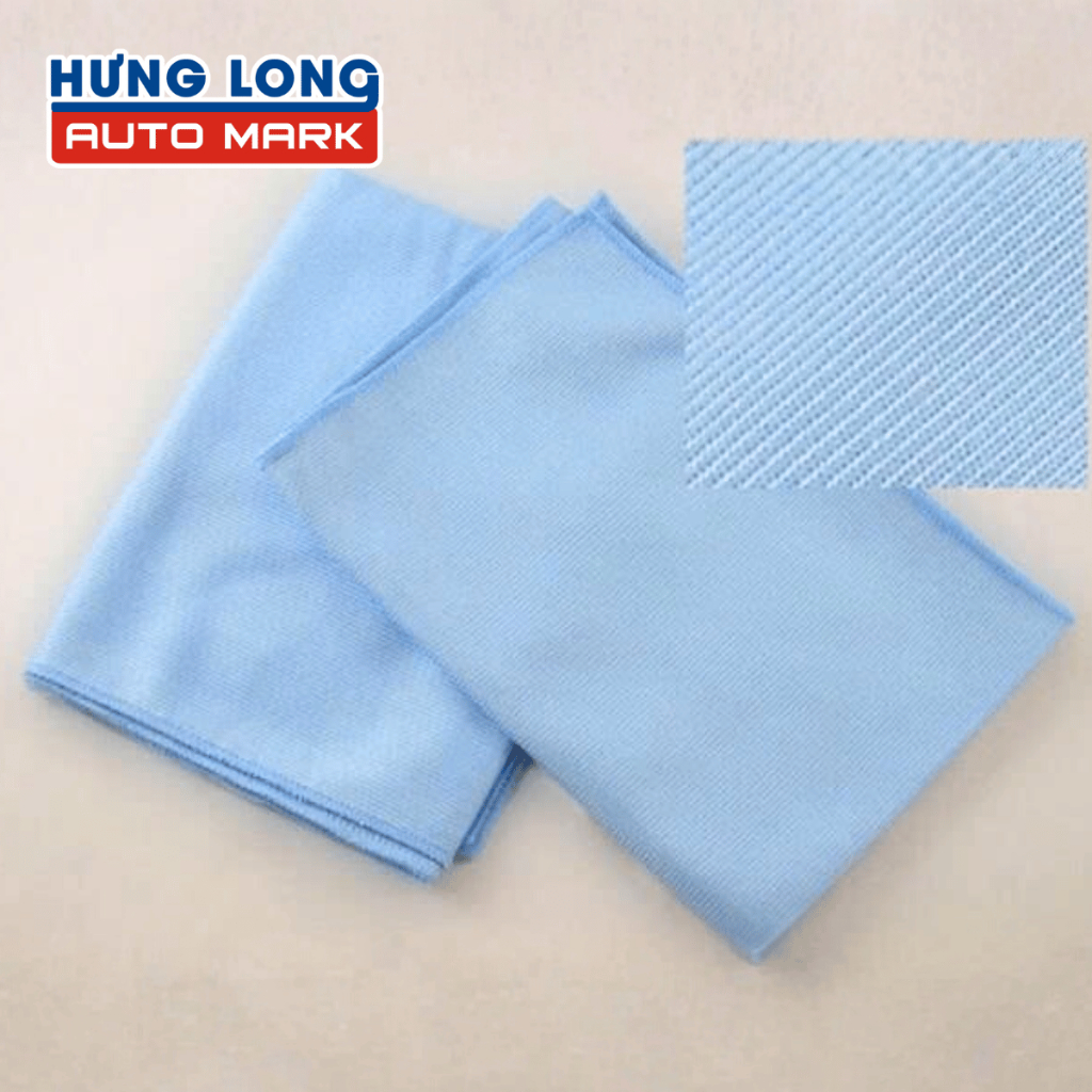 Khăn Lau Kính Ô tô Hưng Long 40x40Cm Vải Không Xù Lông Thấm Hút Mạnh Làm Sạch Nhanh | BigBuy360 - bigbuy360.vn
