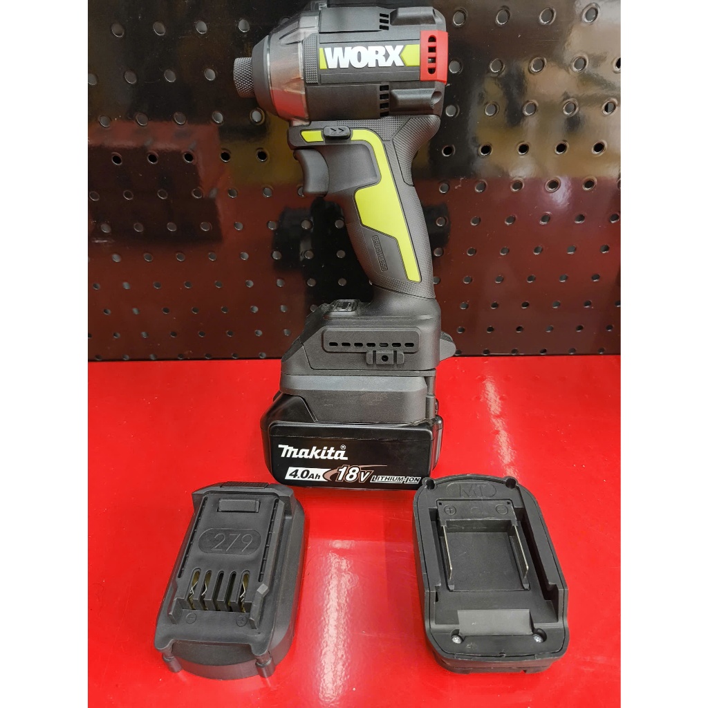 Đế Chuyển Chân Pin Worx Sang Sử Dụng Pin Makita ( Phổ Thông )