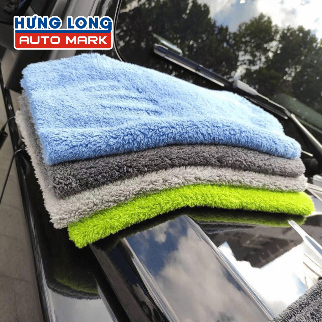 Khăn Wax Bóng Xe 40x40Cm Vải Mịn Không Xù Lông Thấm Hút Mạnh Hỗ Trợ Đánh Bóng Sáng Bóng | BigBuy360 - bigbuy360.vn