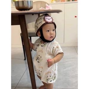Mũ bảo hiểm bảo vệ đầu cho bé tập đi an toàn