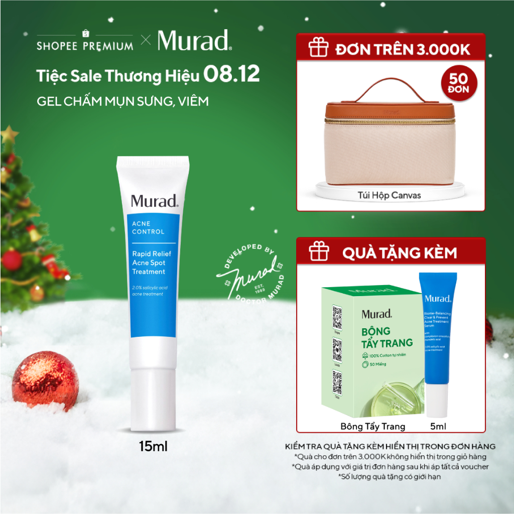 Gel chấm mụn Murad Rapid Relief Acne Treatment 15ml