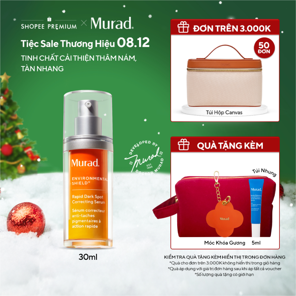 Tinh chất hỗ trợ làm mờ vết nám Murad Rapid Dark Spot Correcting Serum 30ml