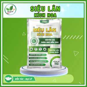 Phân bón SIÊU LÂN tạo mầm hoa, ra hoa, hạn chế nghẹt hoa. túi 1kg