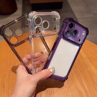 Ốp lưng iPhone trong suốt chống va đập mạnh chống sốc cao cấp cho iPhone 11 12 13 14 15 16 17 Pro Max 17 Air