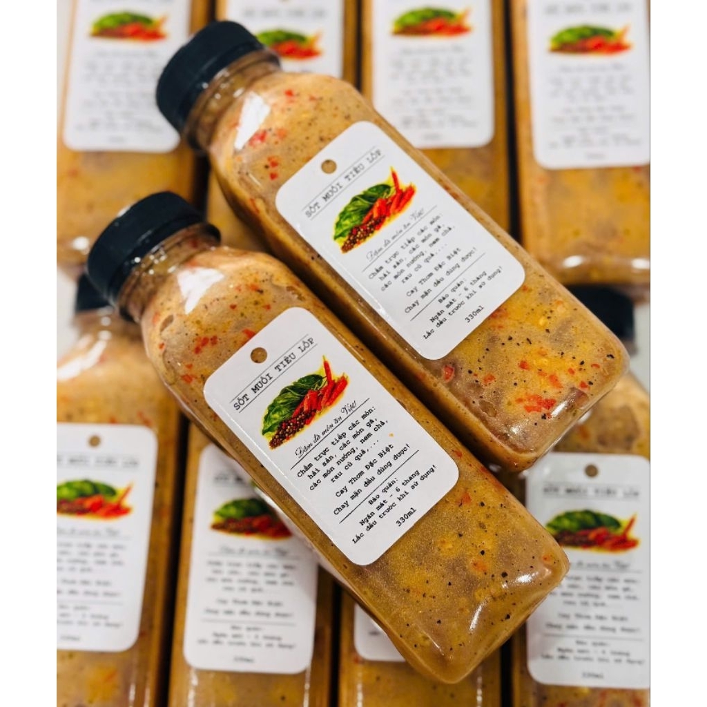 siêu sale_COMBO 2 CHAI SỐT MUỐI TIÊU LỐP (mỗi chai 330ML) siêu ngon