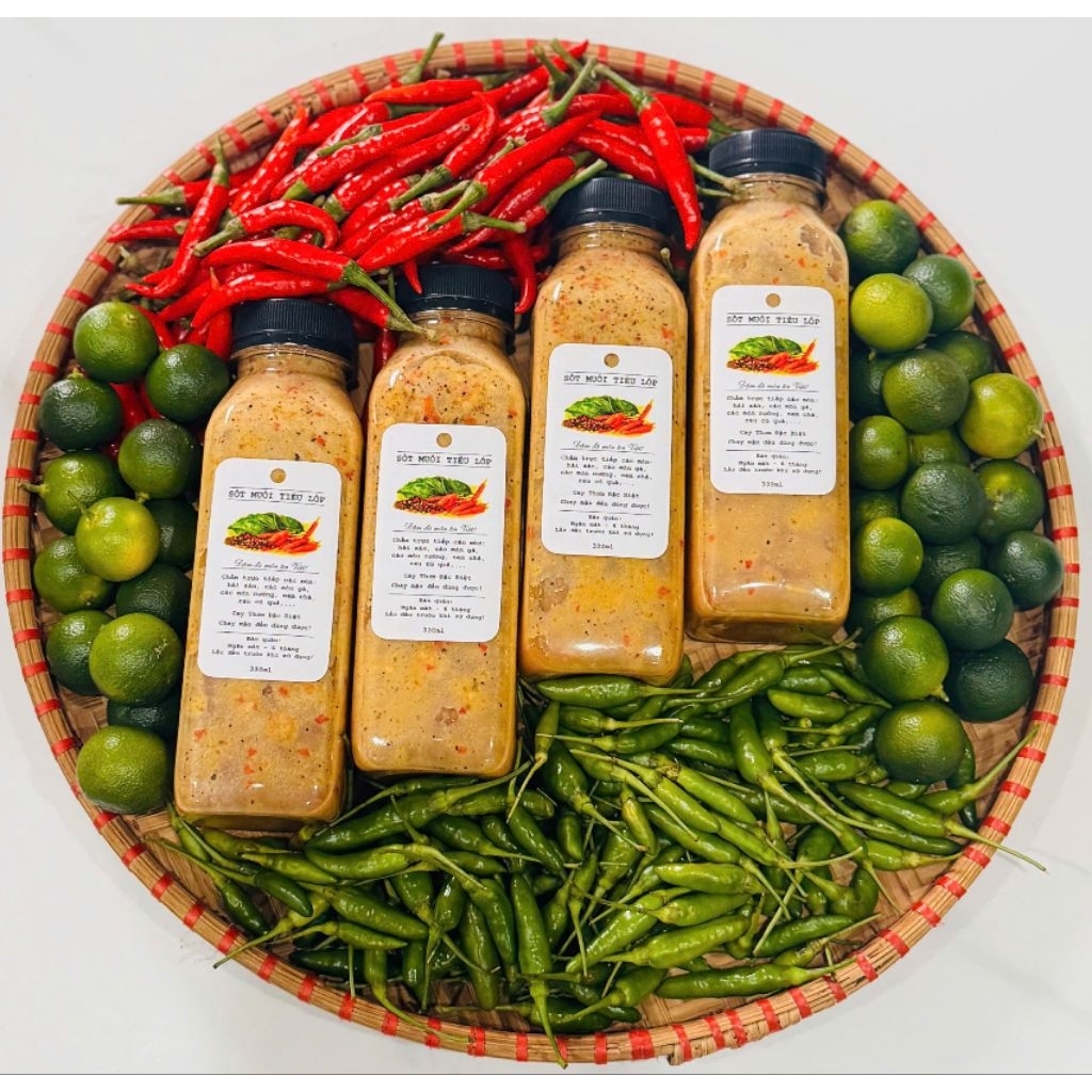 siêu sale_COMBO 2 CHAI SỐT MUỐI TIÊU LỐP (mỗi chai 330ML) siêu ngon