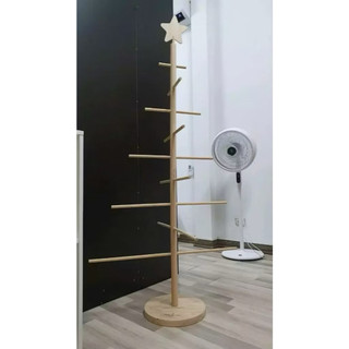 Cây thông noel gỗ thông cao lắp ráp gọn nhẹ - Cây thông noel mini trang trí giáng sinh năm mới