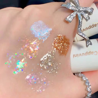 Nhũ Kim Tuyến DIKALU Little Bear Tears Liquid Eyeshadow Tằm Siêu Sáng Bóng Pha Lê Lấp Lánh Tinh Tế
