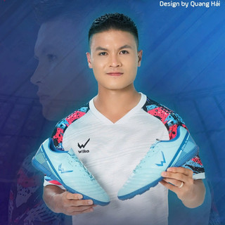 Giày Đá Bóng Wika Qh19 Neo 2 Chính Hãng, Giày Bóng Đá Quang Hải Sân Cỏ Nhân Tạo Khâu Full Đế