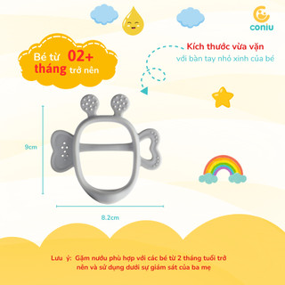 Gặm Nướu Bee Cho Bé Coniu Siêu Mềm Giúp Giảm Ngứa Nướu An Toàn Cho Bé( Có Hộp Đưng)